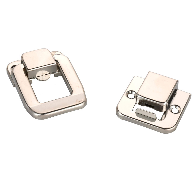 Case Draw Catch with Screws - Nickel Finish